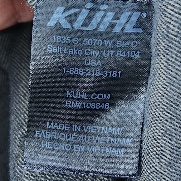 KUHL Men’s Shirt Medium Gray Outdoors - Picture 7 of 12